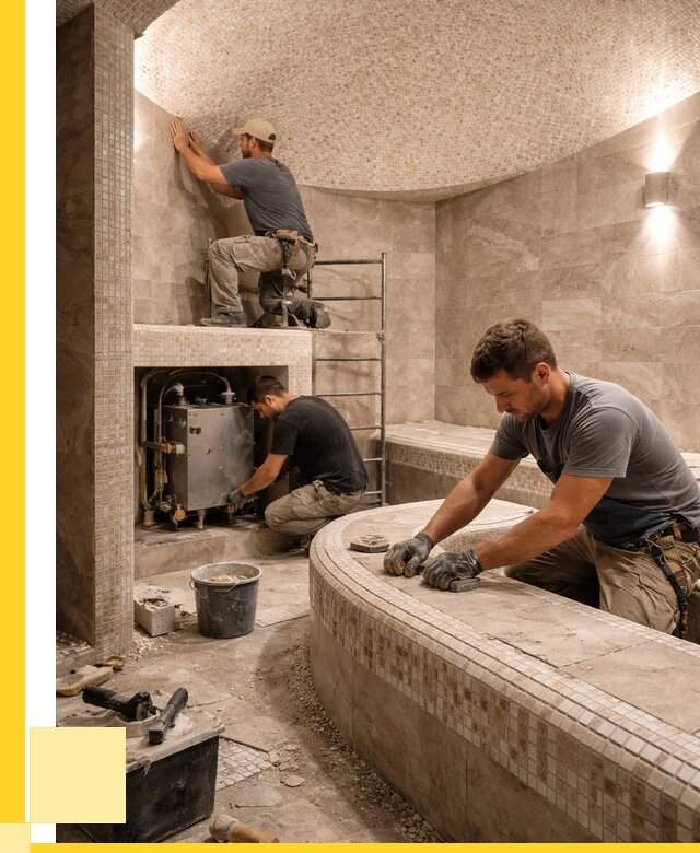 Монтаж хамамов под ключ в Сергиеве Посаде от 255850 р. ЭриданСгп