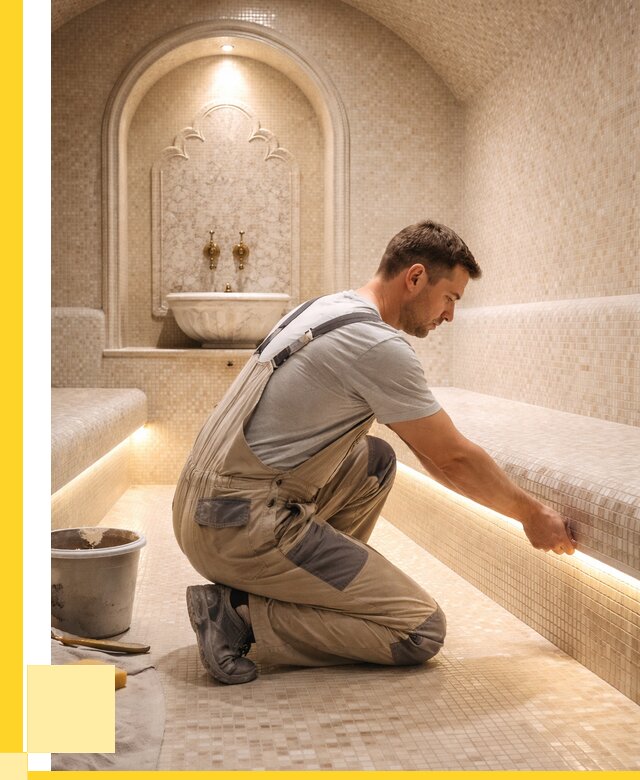 Отделка хамамов под ключ в Сергиеве Посаде от 5629 р. | ЭриданСгп