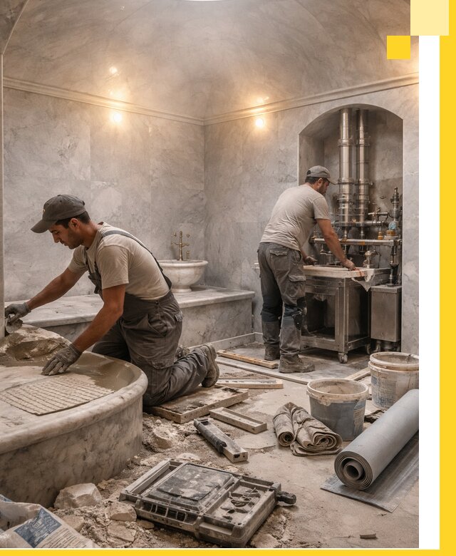 Строительство турецких бань хаммам под ключ в Сергиеве Посаде