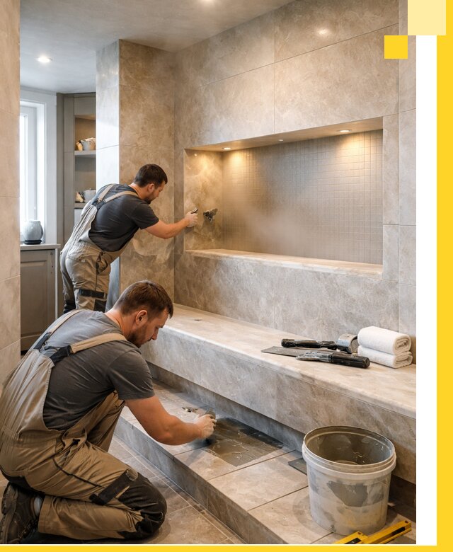 Профессиональное строительство хамама в квартире в Сергиеве Посаде