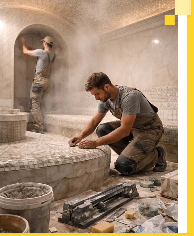 Профессиональный дизайн хамама и SPA под ключ в Сергиеве Посаде