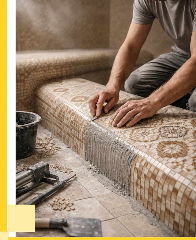 Плитка для хамама под ключ в Сергиеве Посаде от 3582 р. | ЭриданСгп