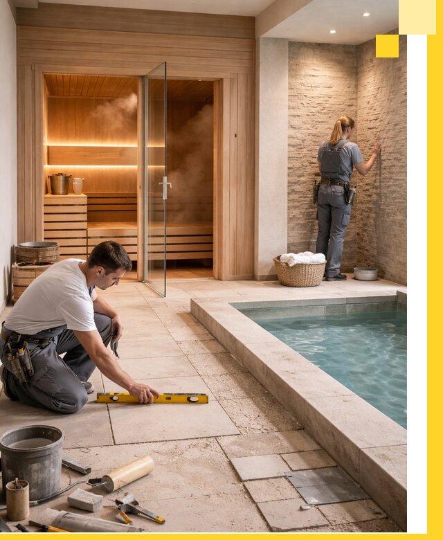 Комплексный дизайн и отделка интерьеров SPA под ключ в Сергиеве Посаде